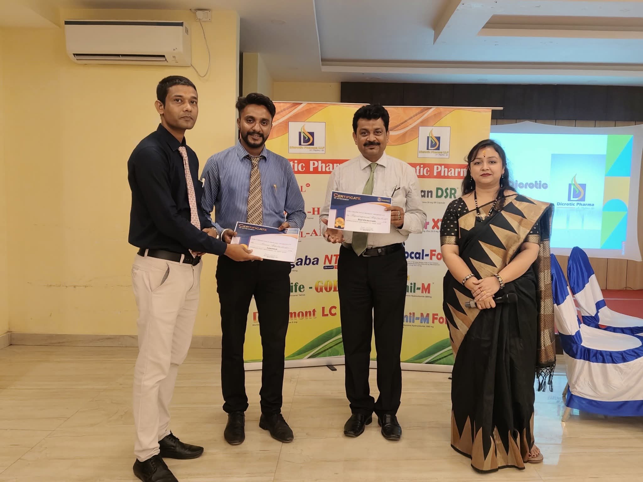 Dicrotic Pharma Annual Budget Meet FY 2025–2026, held at Mandarmani on 18th April 2025, celebrated 5 years of growth, teamwork, and dedication.  With the blessings of Prabhu Ram, we continue towards greater dreams.